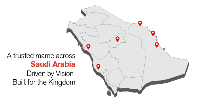 presence across saudi arabia